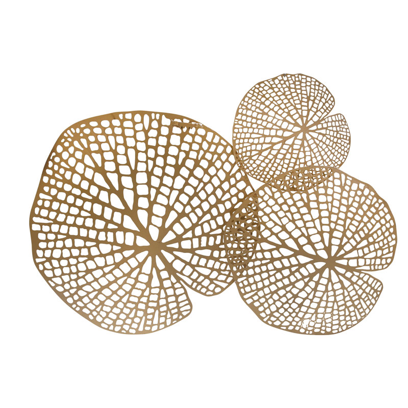 Metal Lotus Leaf Wall Décor & Reviews Joss & Main